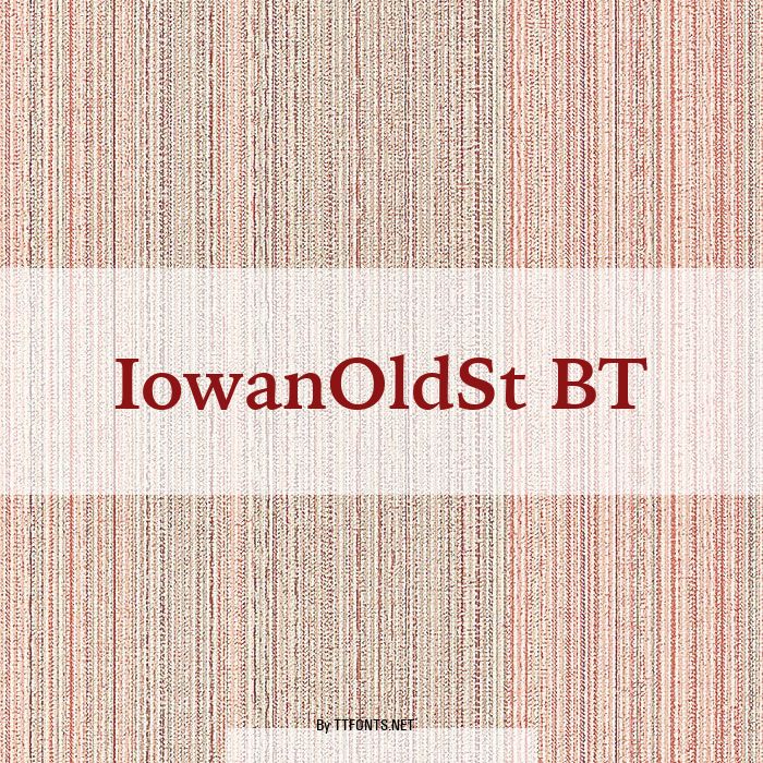 IowanOldSt BT example